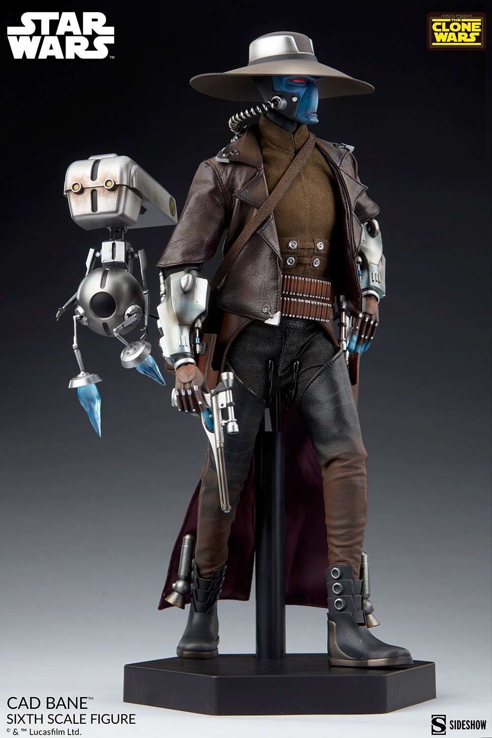 Star Wars Cad Bane Sixth Scale Figure  (Prototype Shown) View 9