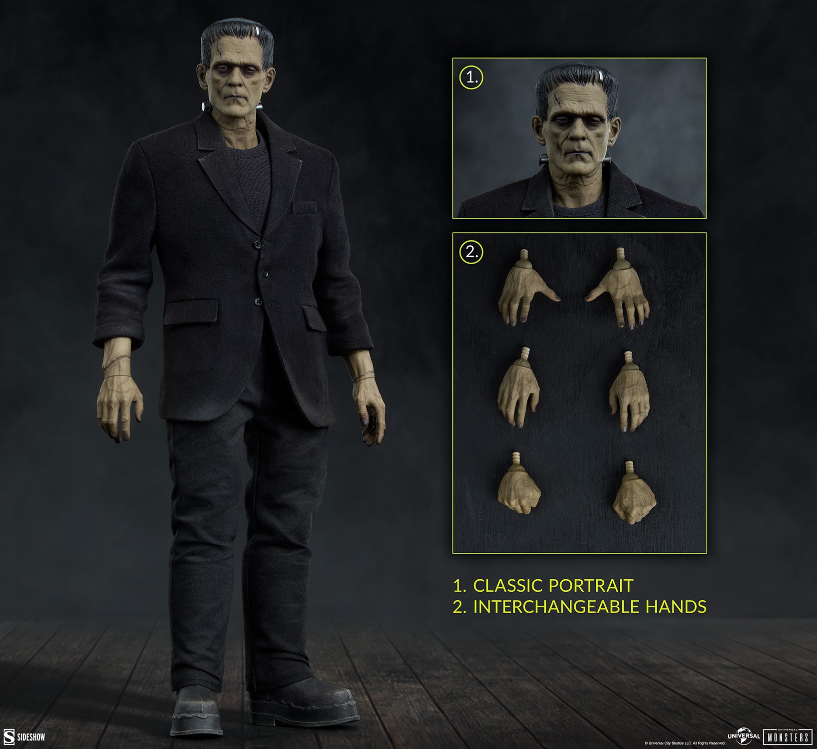 Universal Monsters Frankenstein Sixth Scale Figure  Collector Edition (Prototype Shown) View 2