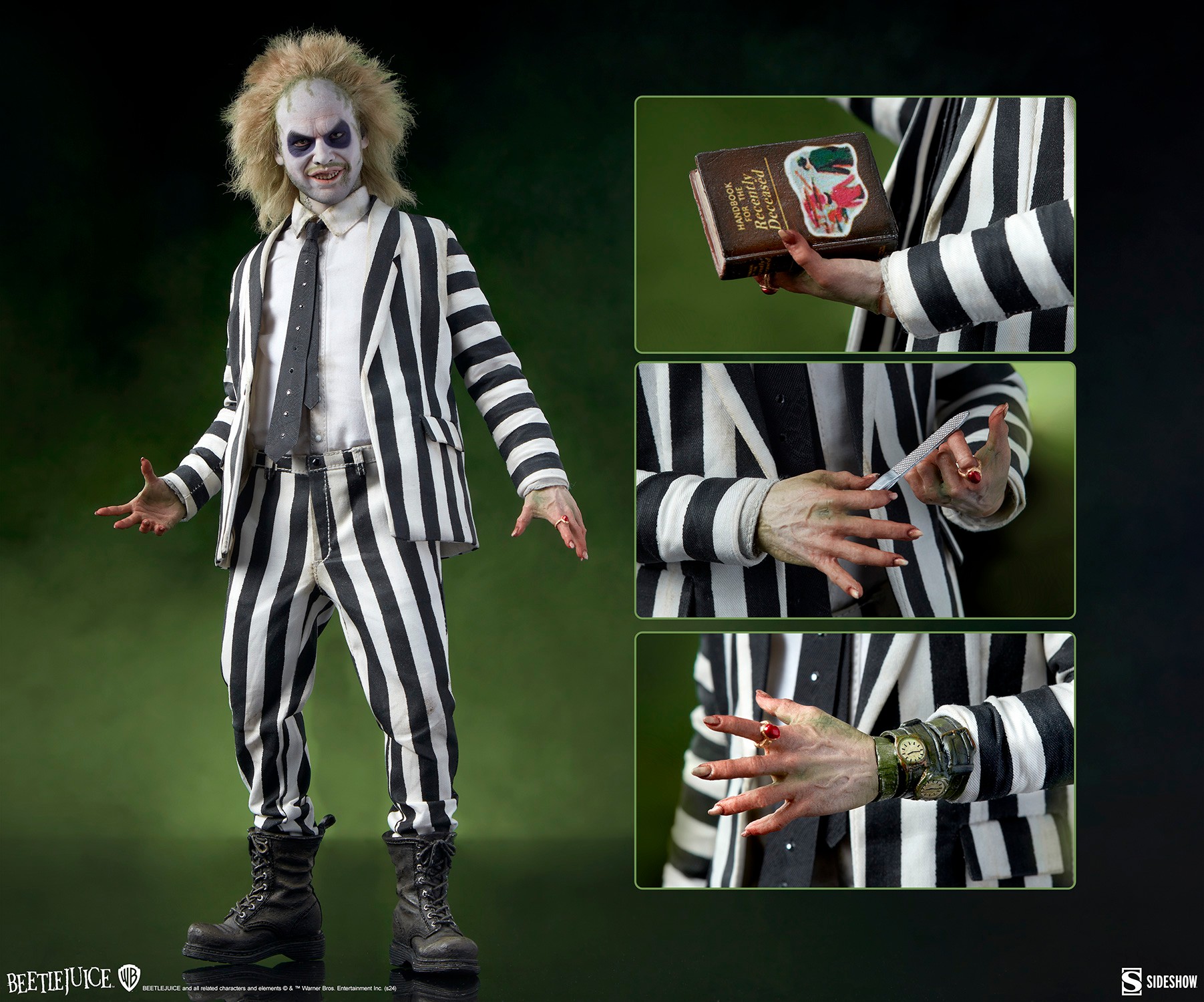 Beetlejuice Sixth Scale Figure by Sideshow Collectibles Beetlejuice Sixth Scale Figure by Sideshow Collectibles
