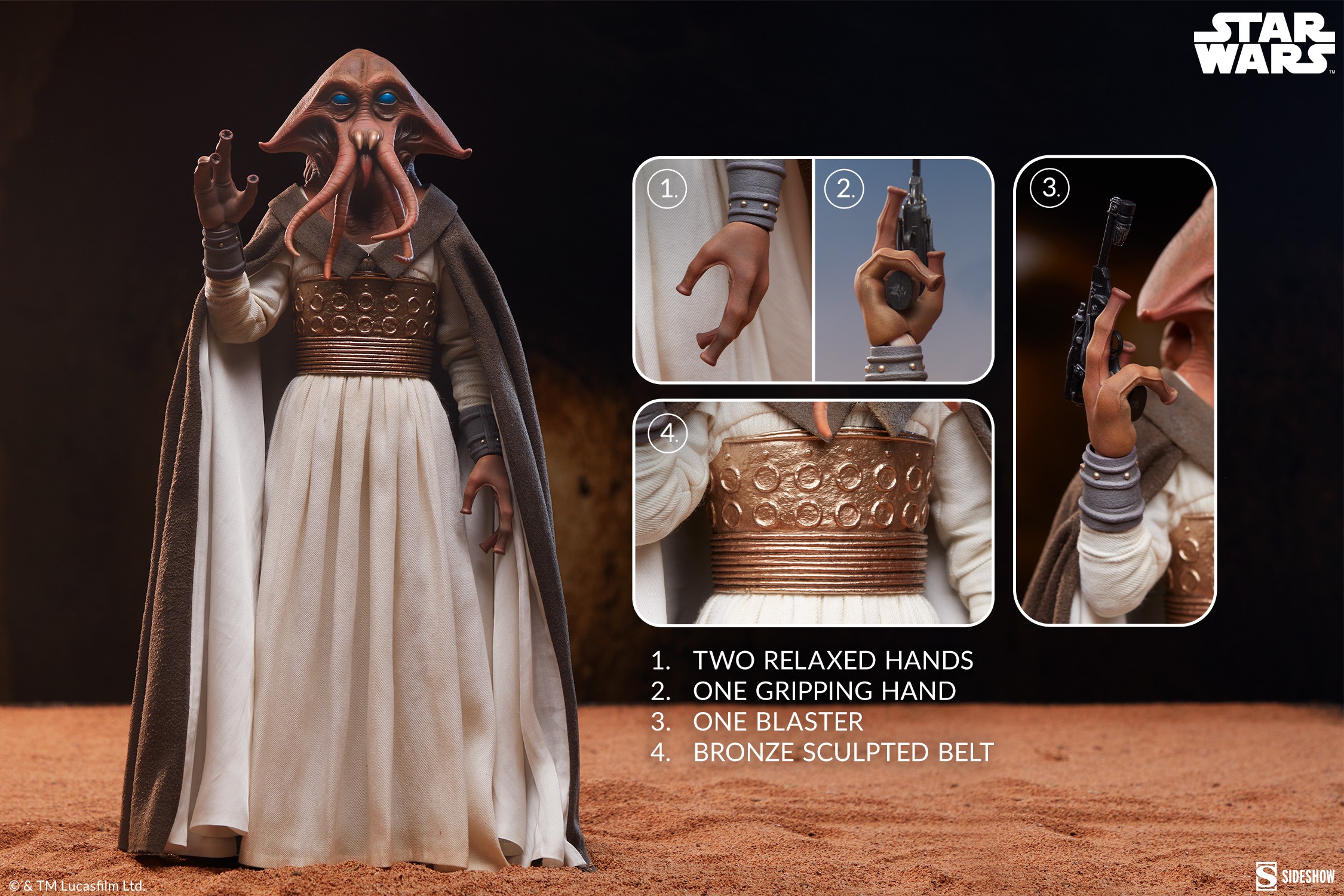 Star Wars Tessek™ Sixth Scale Figure  (Prototype Shown) View 8