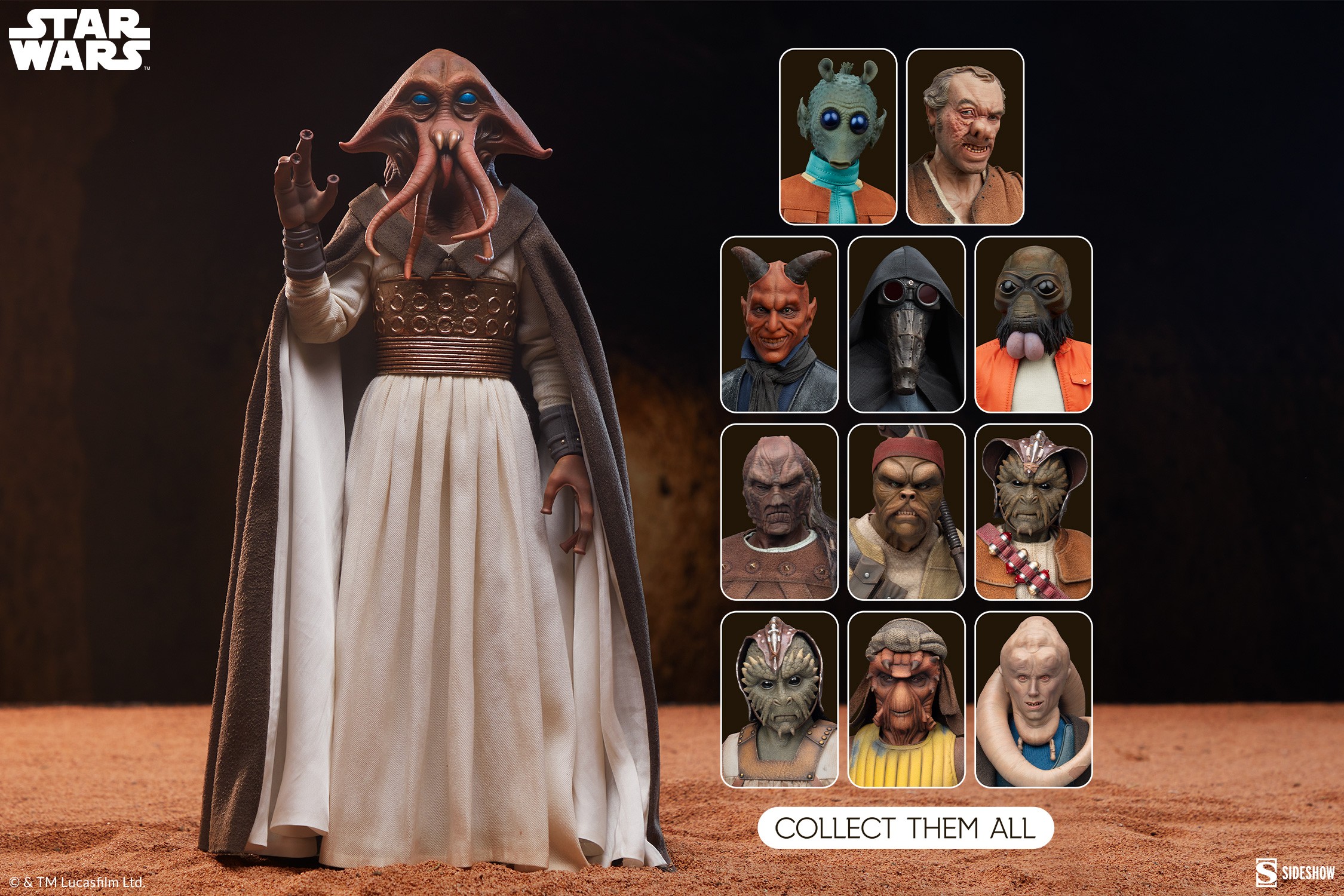 Star Wars Tessek™ Sixth Scale Figure  (Prototype Shown) View 10