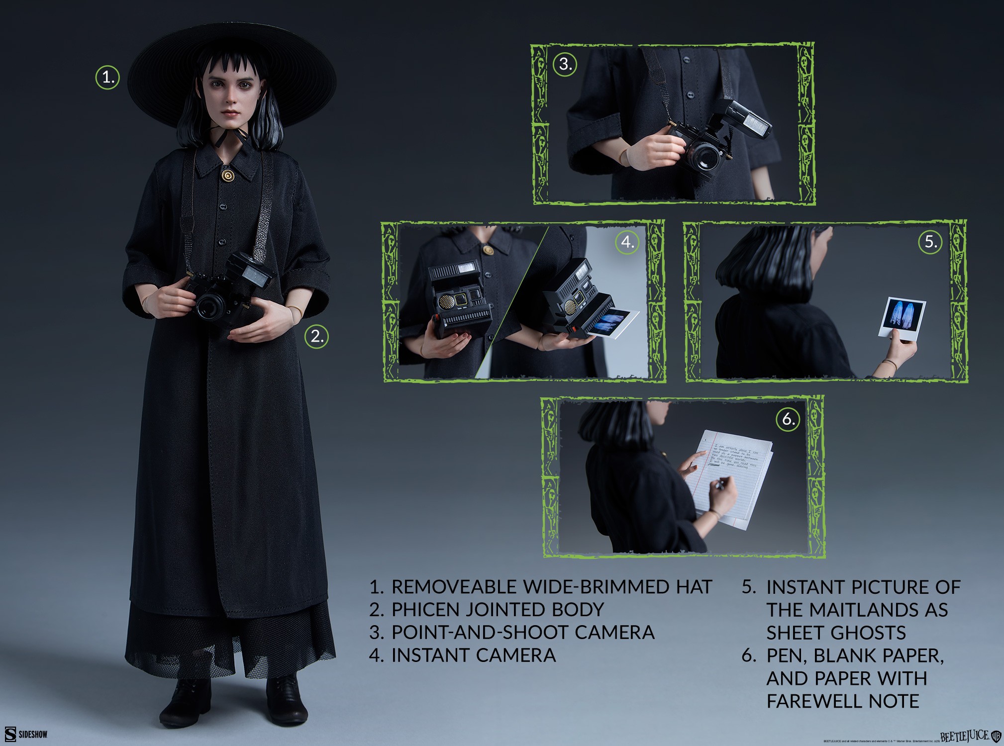 Beetlejuice Lydia Deetz Sixth Scale Figure  (Prototype Shown) View 8