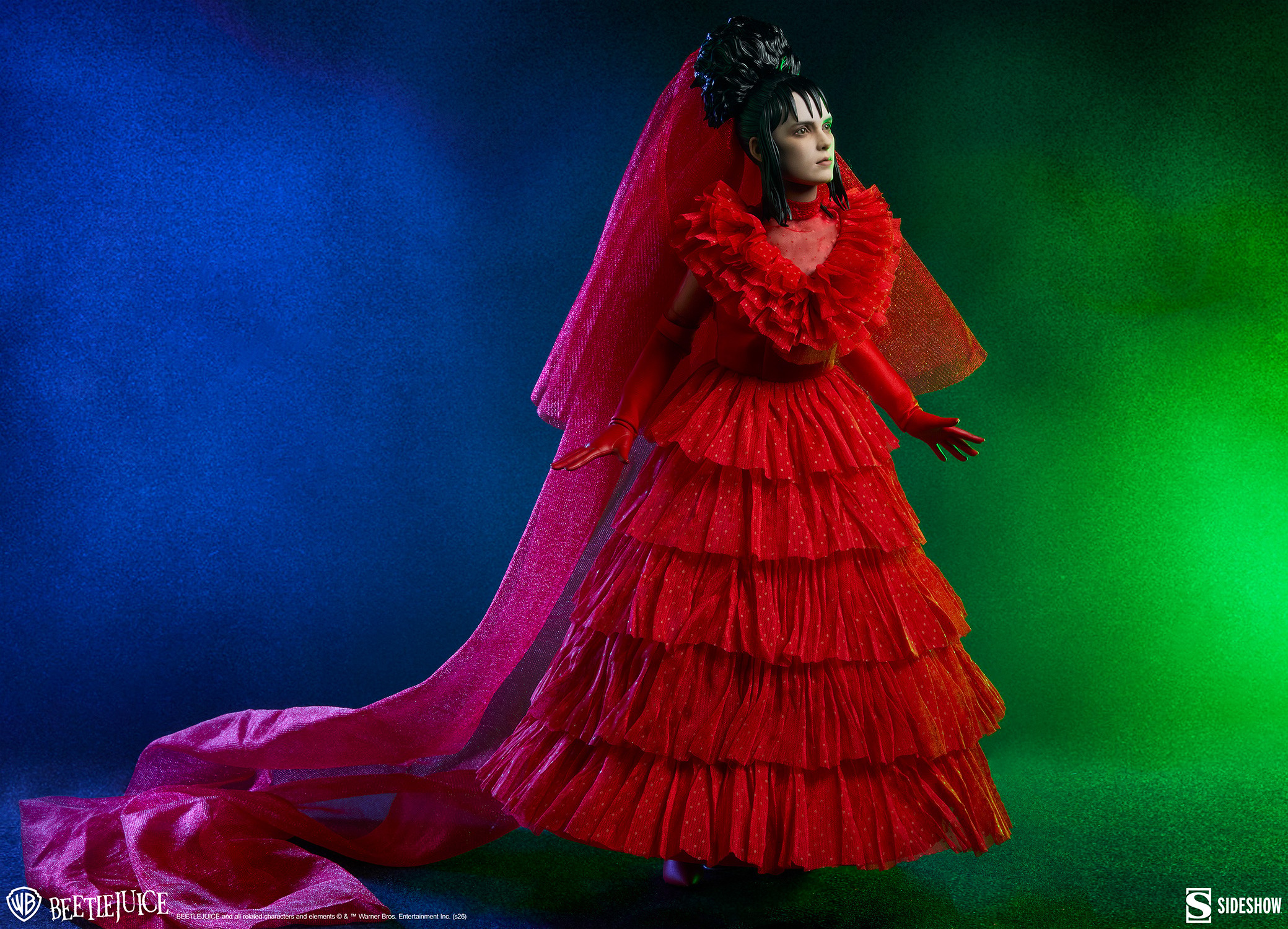 Beetlejuice Lydia Deetz (Wedding Version) Sixth Scale Figure  (Prototype Shown) View 3