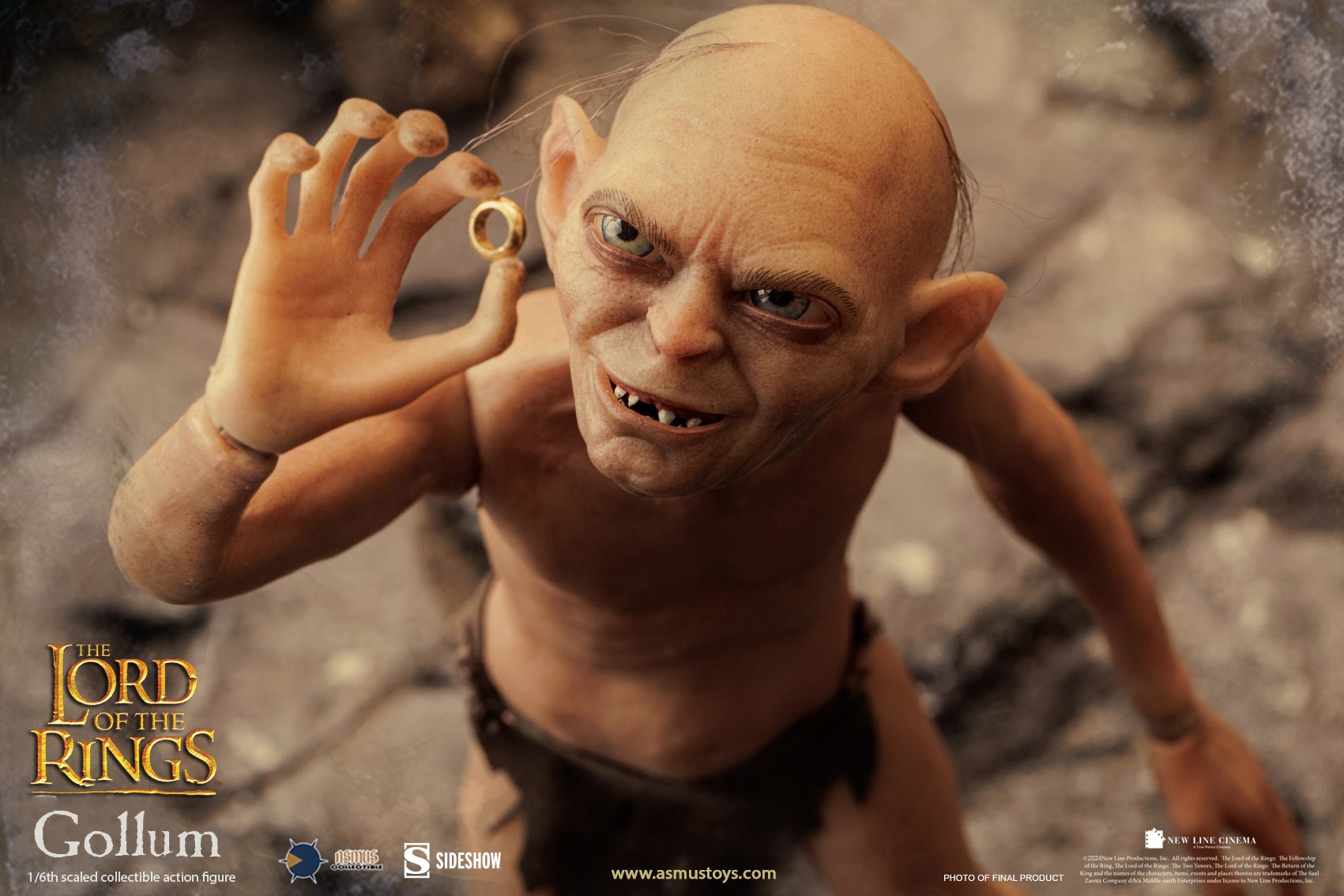 The Lord of the Rings Gollum Sixth Scale Figure  (Prototype Shown) View 1