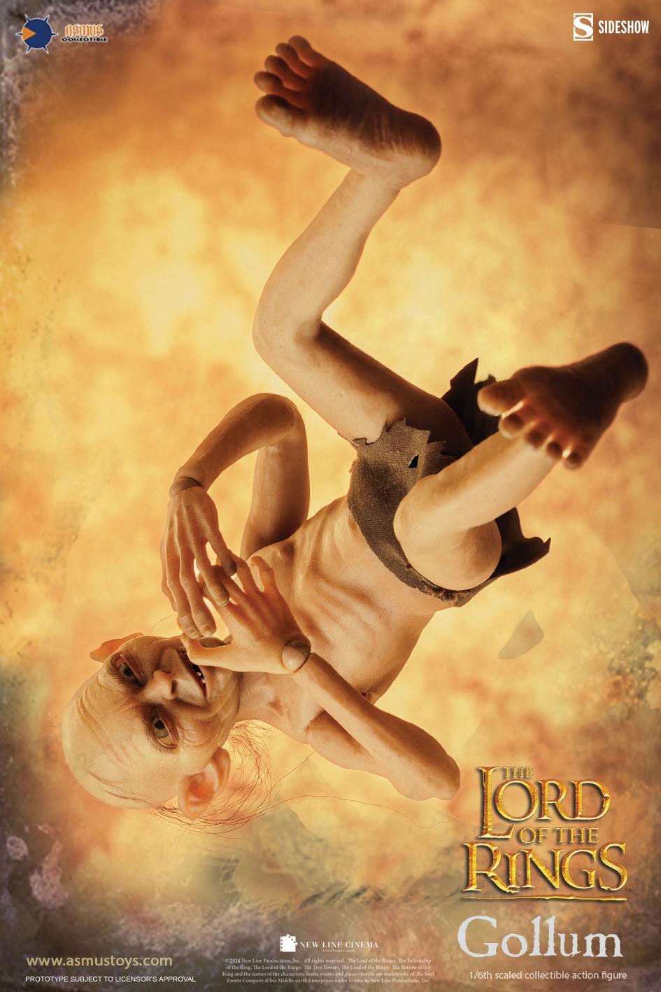The Lord of the Rings Gollum Sixth Scale Figure  (Prototype Shown) View 10