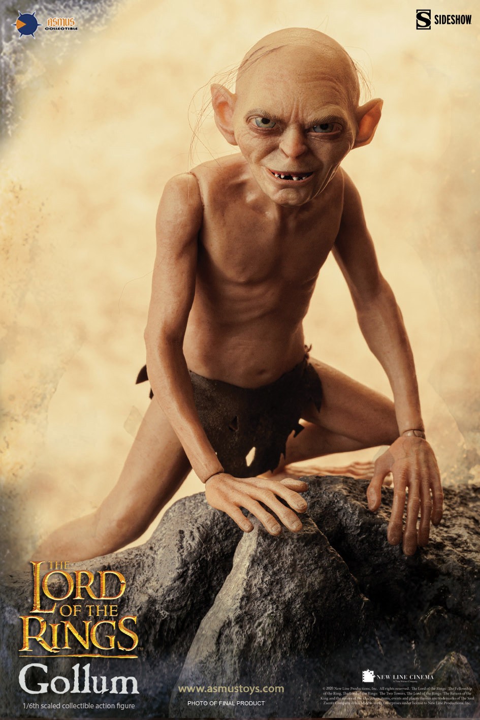 The Lord of the Rings Gollum Sixth Scale Figure  (Prototype Shown) View 11