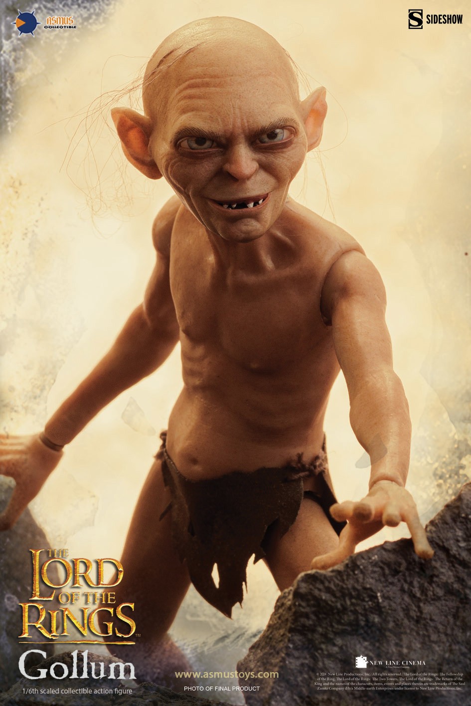 The Lord of the Rings Gollum Sixth Scale Figure  (Prototype Shown) View 12