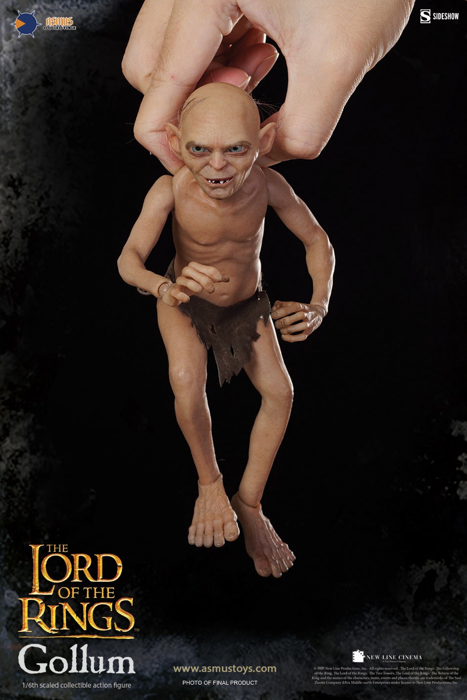 The Lord of the Rings Gollum Sixth Scale Figure  (Prototype Shown) View 14