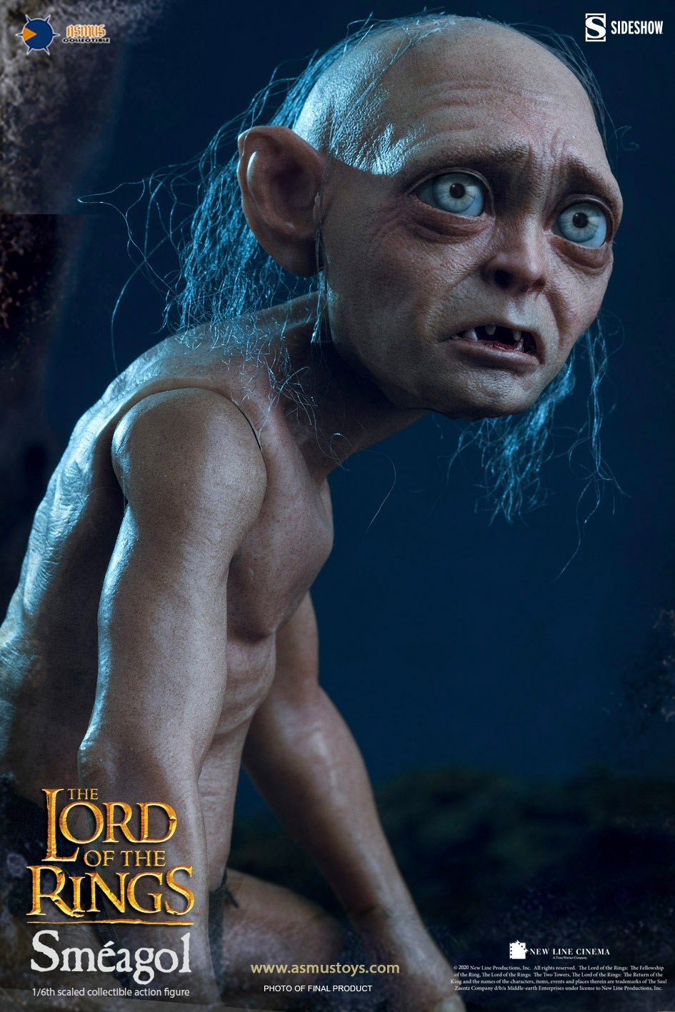 The Lord of the Rings Sméagol Sixth Scale Figure  (Prototype Shown) View 1