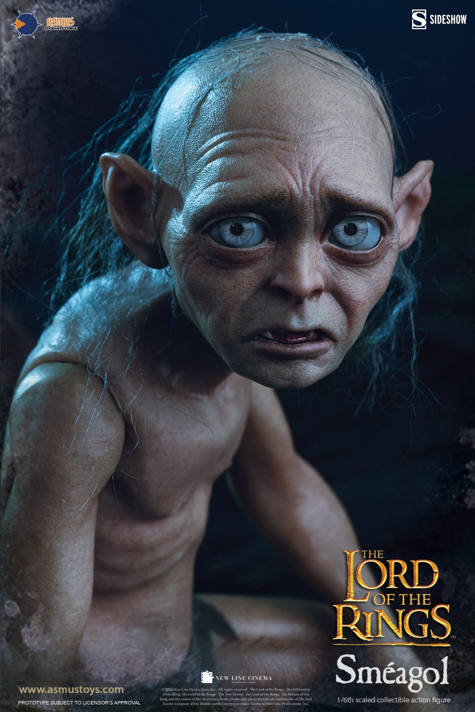 The Lord of the Rings Sméagol Sixth Scale Figure  (Prototype Shown) View 8