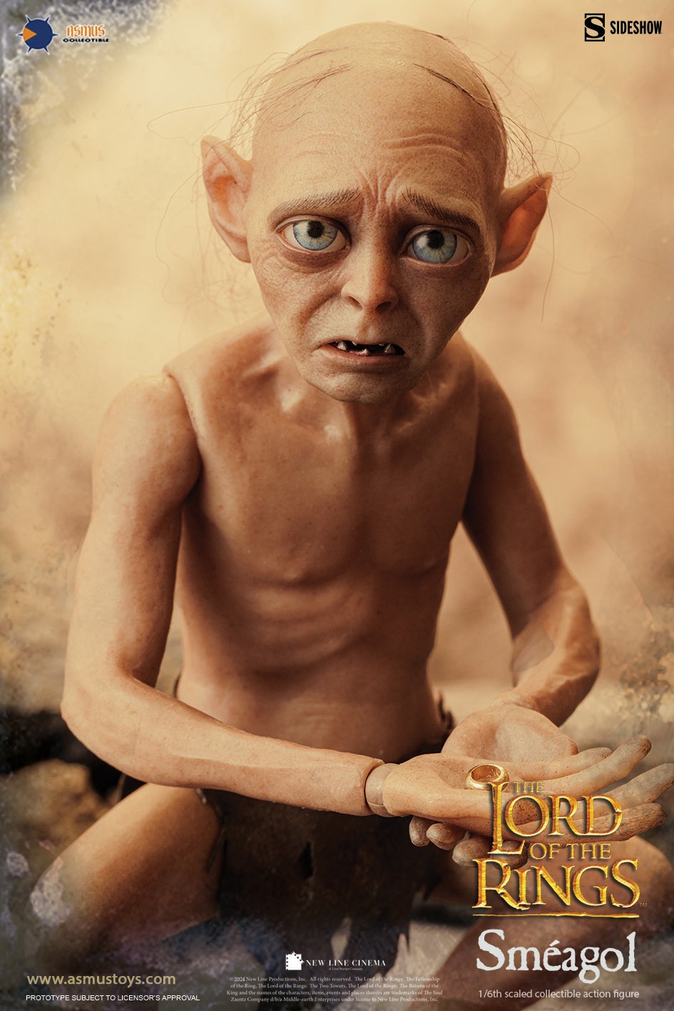 The Lord of the Rings Sméagol Sixth Scale Figure  (Prototype Shown) View 9