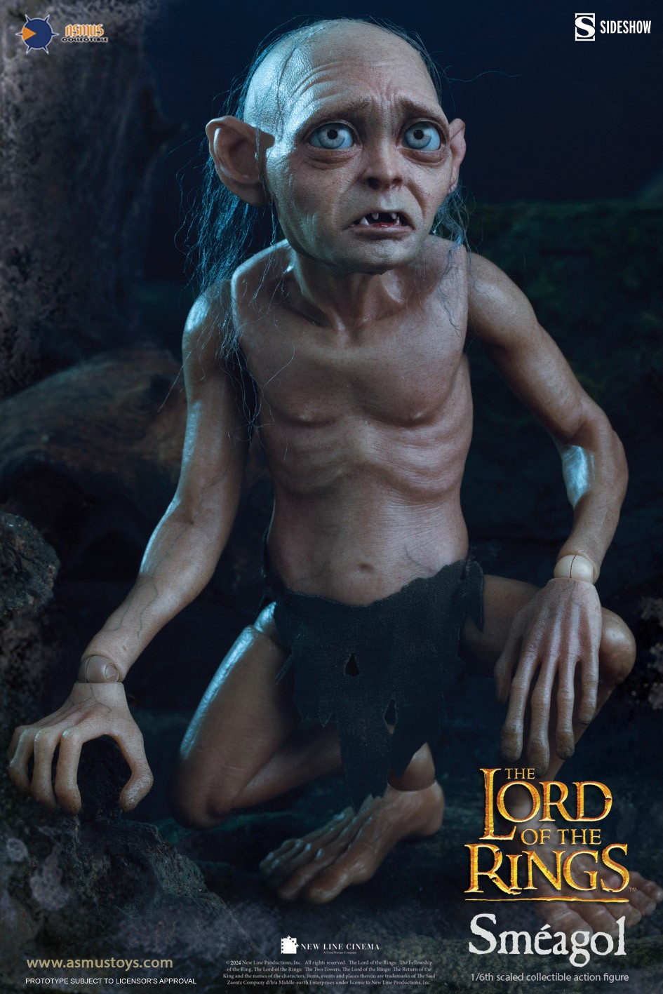 The Lord of the Rings Sméagol Sixth Scale Figure  (Prototype Shown) View 10