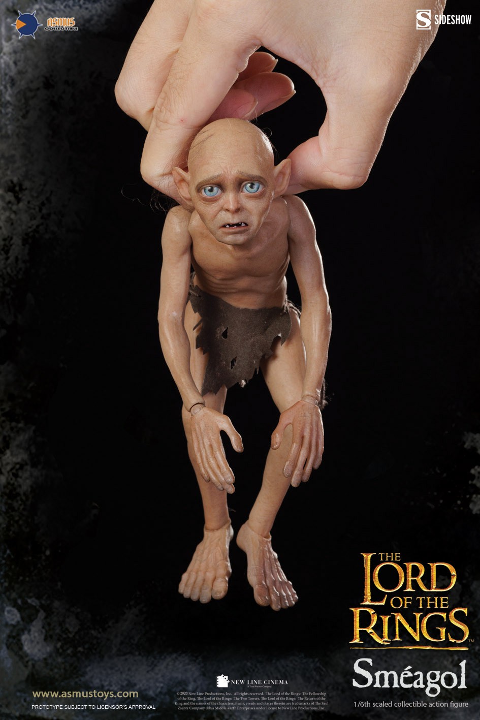 The Lord of the Rings Sméagol Sixth Scale Figure  (Prototype Shown) View 11