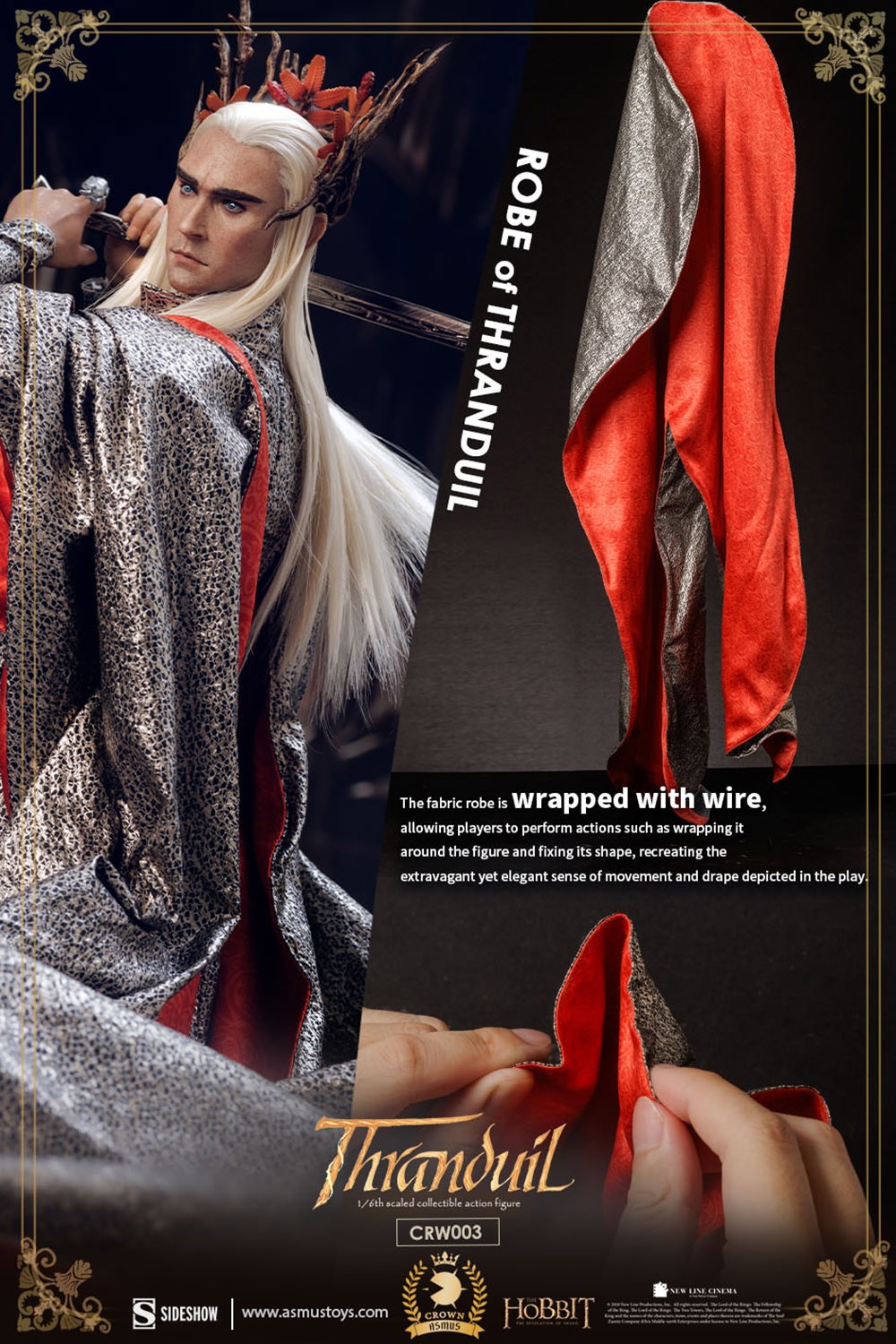 The Hobbit Thranduil Sixth Scale Figure  (Prototype Shown) View 9