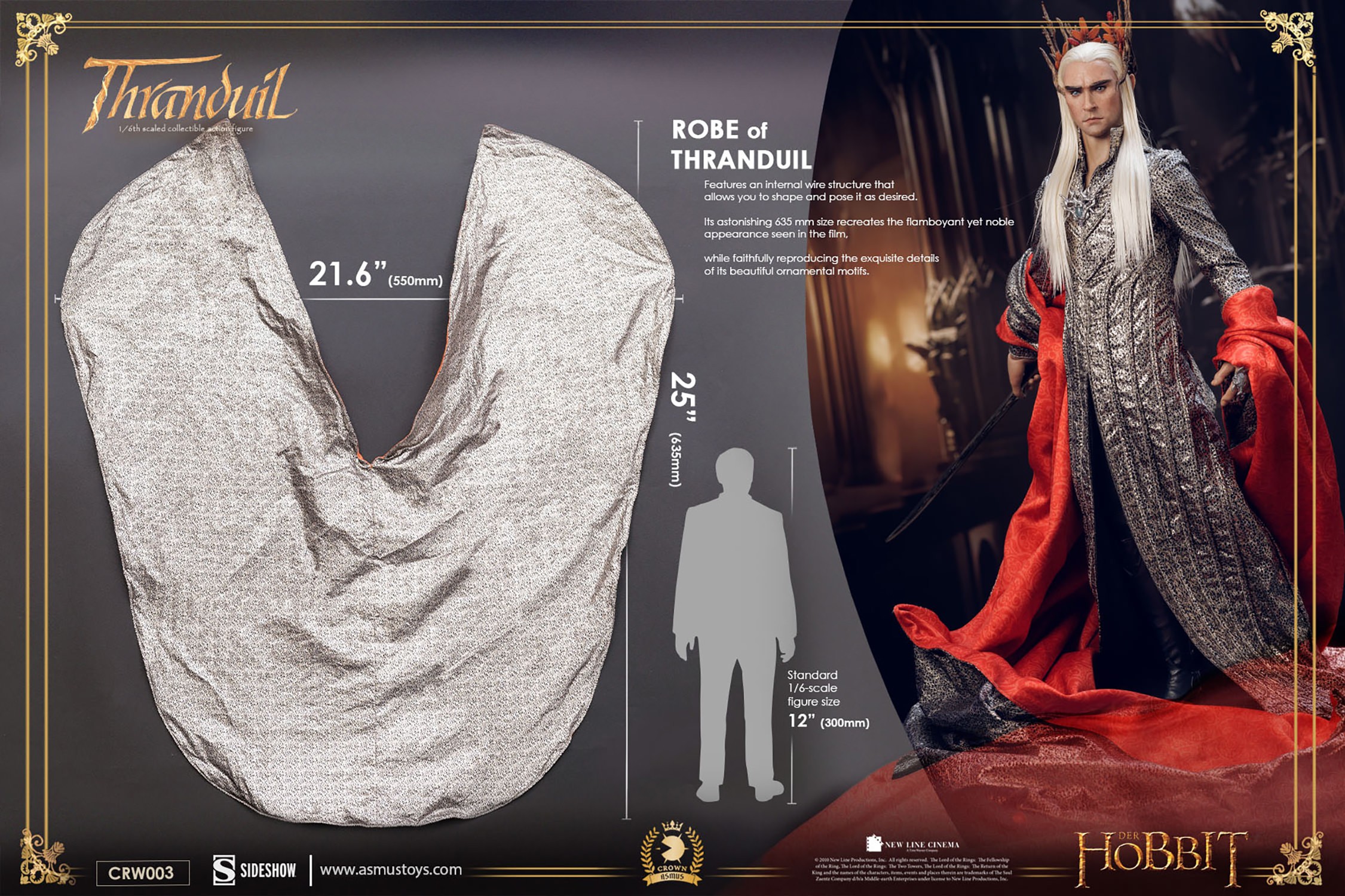 The Hobbit Thranduil Sixth Scale Figure  (Prototype Shown) View 11