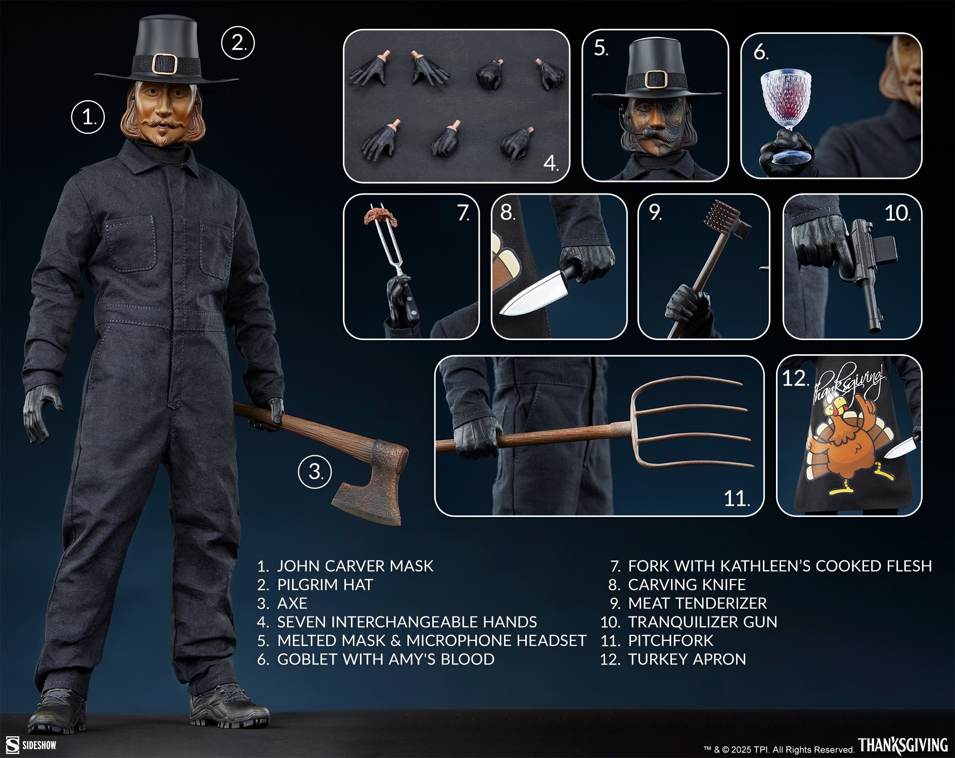 Thanksgiving John Carver Sixth Scale Figure  (Prototype Shown) View 12