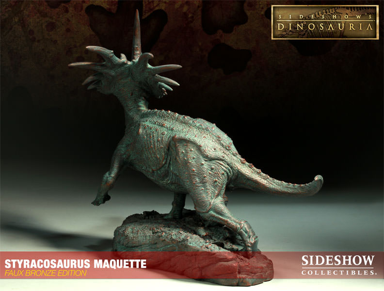 Dinosauria Styracosaurus - Faux Bronze Edition Maquette  View 4