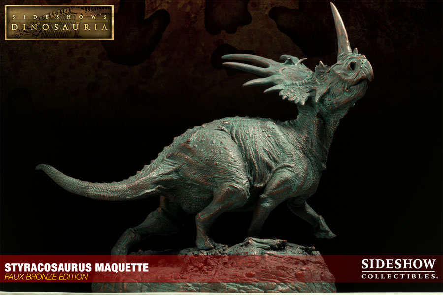 Dinosauria Styracosaurus - Faux Bronze Edition Maquette  View 10