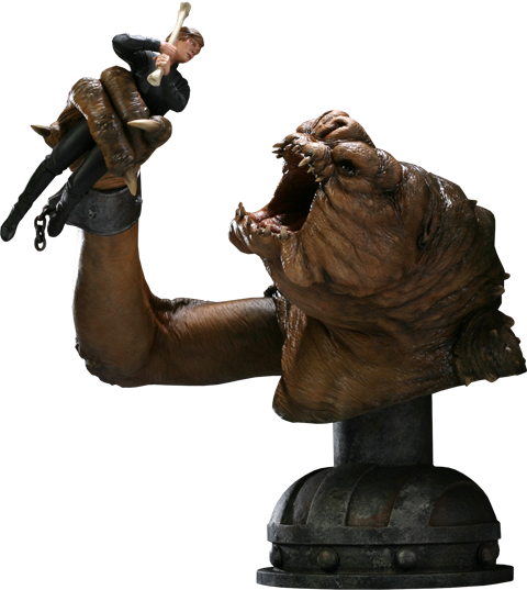 Star Wars There will be no Bargain - Luke VS Rancor Polystone Diorama  Collector Edition View 11