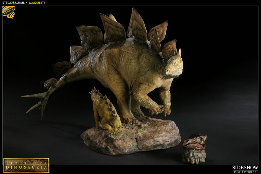 Dinosauria Stegosaurus Maquette  View 1