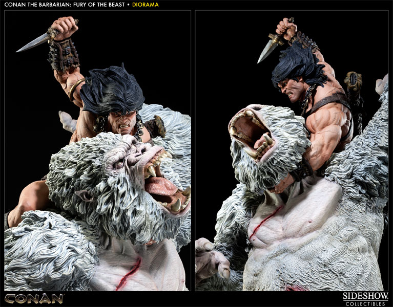 Conan Conan the Barbarian: Fury of the Beast Polystone Diorama  Collector Edition (Prototype Shown) View 9