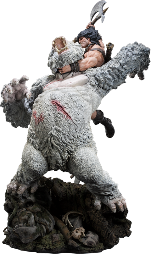 SF・ファンタジー・ホラー SIDESHOW CONAN FURY OF THE BEAST  STATUE