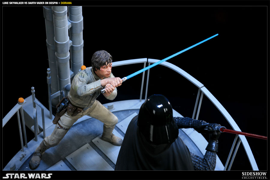Star Wars I Am Your Father - Luke Skywalker VS Darth Vader on Bespin Polystone Diorama  View 8