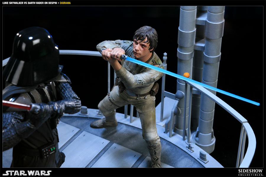 Star Wars I Am Your Father - Luke Skywalker VS Darth Vader on Bespin Polystone Diorama  View 10