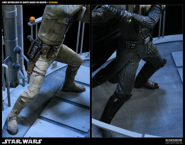 Star Wars I Am Your Father - Luke Skywalker VS Darth Vader on Bespin Polystone Diorama  View 12