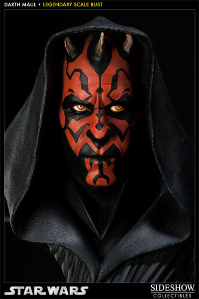 【期間限定送料無料】 Star Wars Darth Maul Legendary Scale™ Bust by Sideshow アメコミ