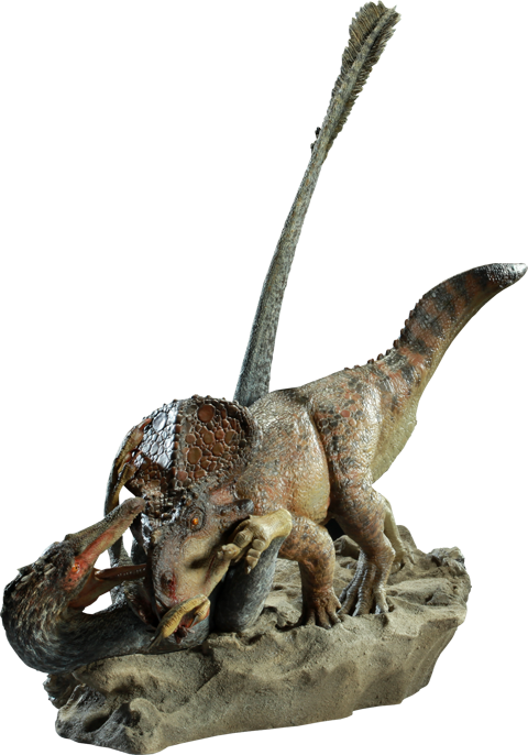 Dinosauria Protoceratops VS Velociraptor Polystone Diorama  Collector Edition View 12