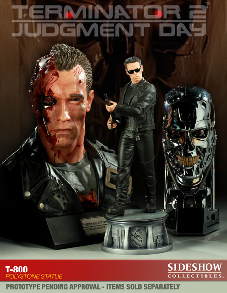 Terminator T-800 Polystone Statue | Sideshow Collectibles
