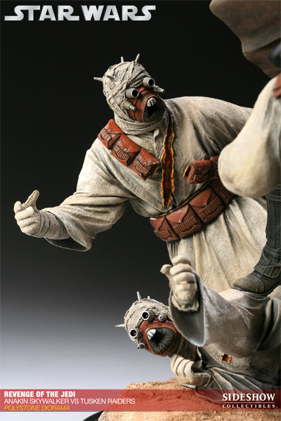 Star Wars Revenge of the Jedi - Anakin Skywalker VS Tusken Raiders Polystone Diorama  Collector Edition View 19