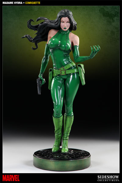 ✦ MADAME HYDRA COMIQUETTE SIDESHOW Marvel Madame Hydra Polystone Statue by Sideshow Collectibles