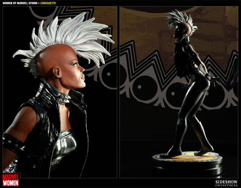Marvel Women of Marvel: Storm Polystone Statue  Collector Edition View 8