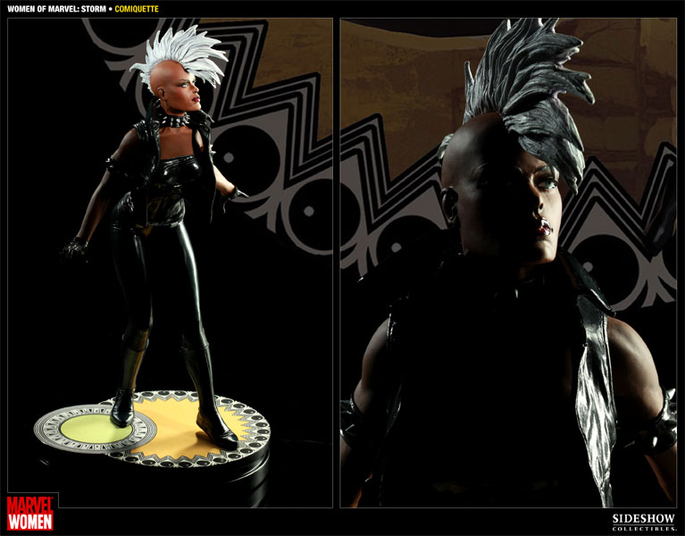Marvel Women of Marvel: Storm Polystone Statue  Collector Edition View 9