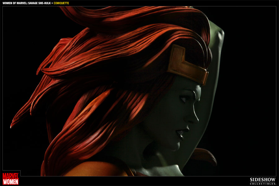 サイドショウ サヴェージ シーハルク SIDE SHOW Marvel Women of Marvel: Savage She-Hulk Polystone Statue by