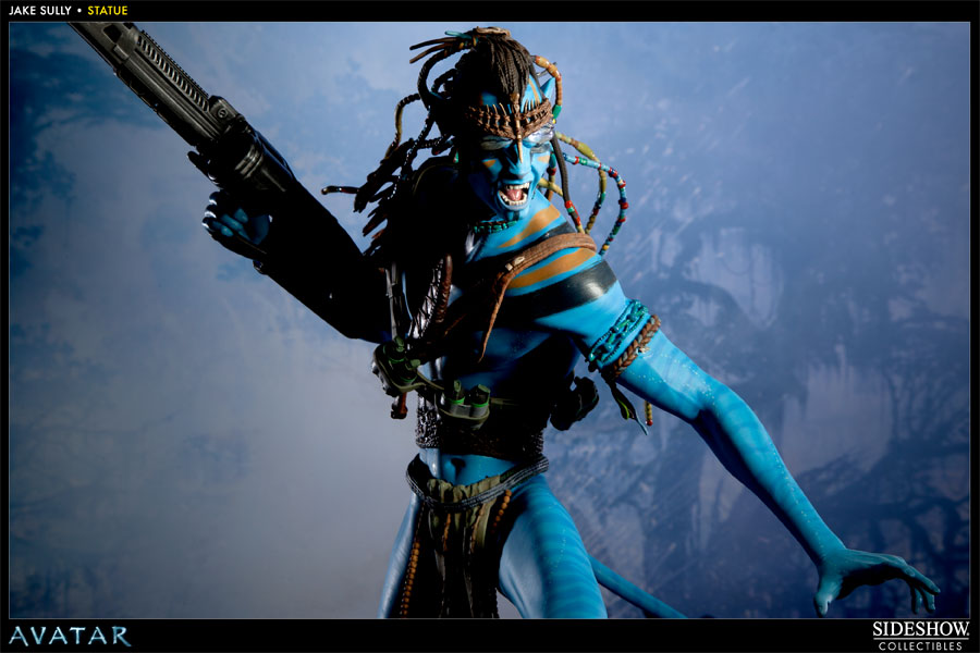 AVATAR Jake Sully Polystone Statue  Collector Edition View 4