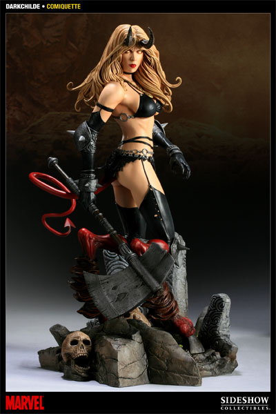 サイドショウ ダークチャイルド SIDESHOW Marvel Darkchilde Polystone Statue by Sideshow Collectibles