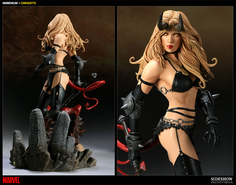 サイドショウ ダークチャイルド SIDESHOW Marvel Darkchilde Polystone Statue by Sideshow Collectibles