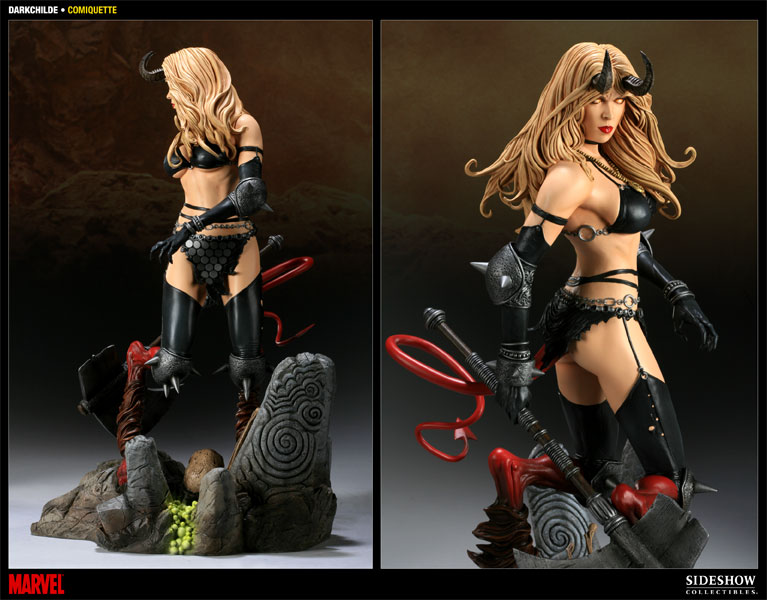 Marvel Darkchilde Polystone Statue  Collector Edition View 5