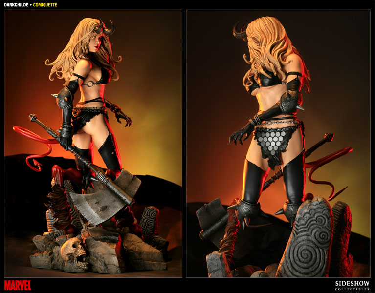 サイドショウ ダークチャイルド SIDESHOW Marvel Darkchilde Polystone Statue by Sideshow Collectibles