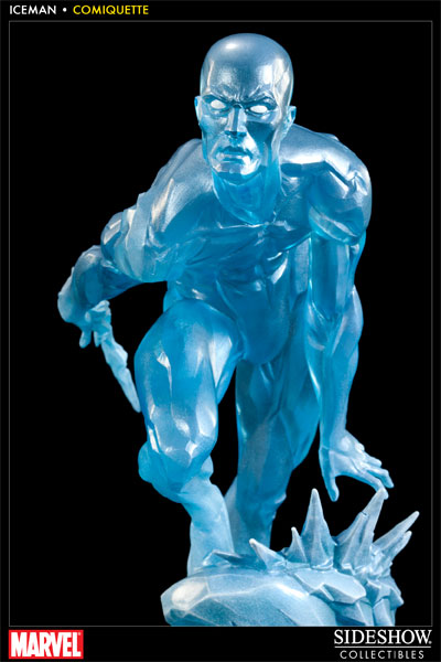 Marvel Iceman Polystone Statue  Collector Edition View 2