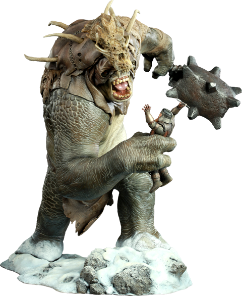 The Lord of the Rings Snow Troll Polystone Statue  View 8