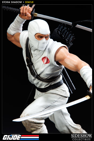 G.I. Joe Storm Shadow Polystone Statue  Collector Edition View 2