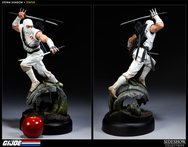 G.I. Joe Storm Shadow Polystone Statue  Collector Edition View 3