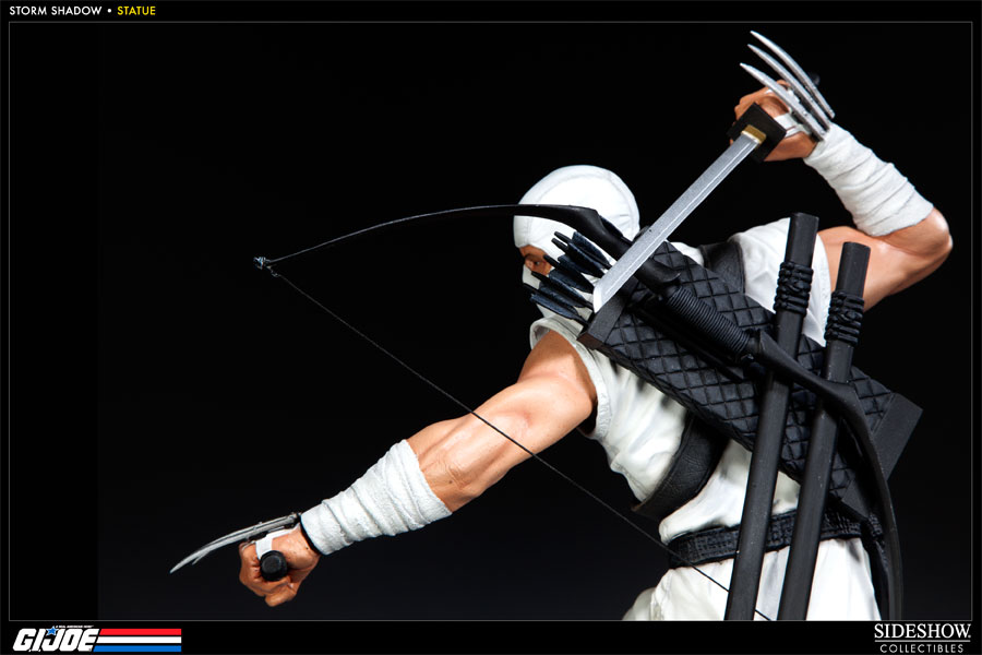 G.I. Joe Storm Shadow Polystone Statue  Collector Edition View 5