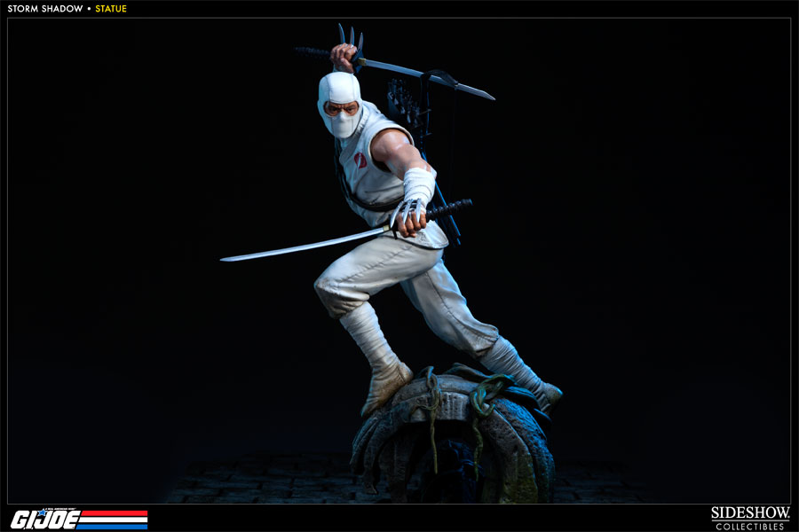 G.I. Joe Storm Shadow Polystone Statue  Collector Edition View 6