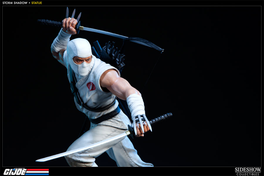 G.I. Joe Storm Shadow Polystone Statue  Collector Edition View 7