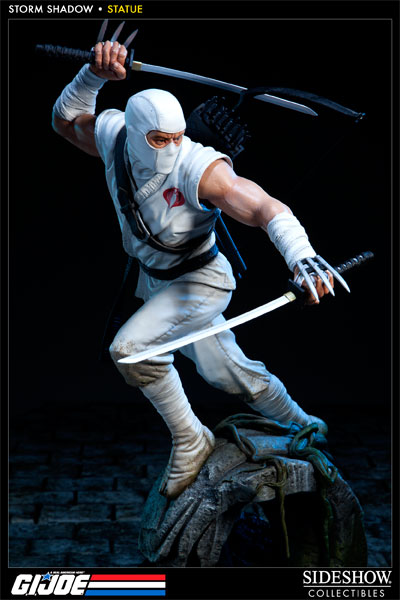 G.I. Joe Storm Shadow Polystone Statue  Collector Edition View 8
